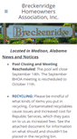 Mobile Screenshot of breckenridgehoa.net